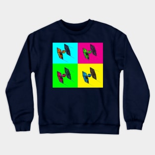 Contrast Color Squadron Crewneck Sweatshirt